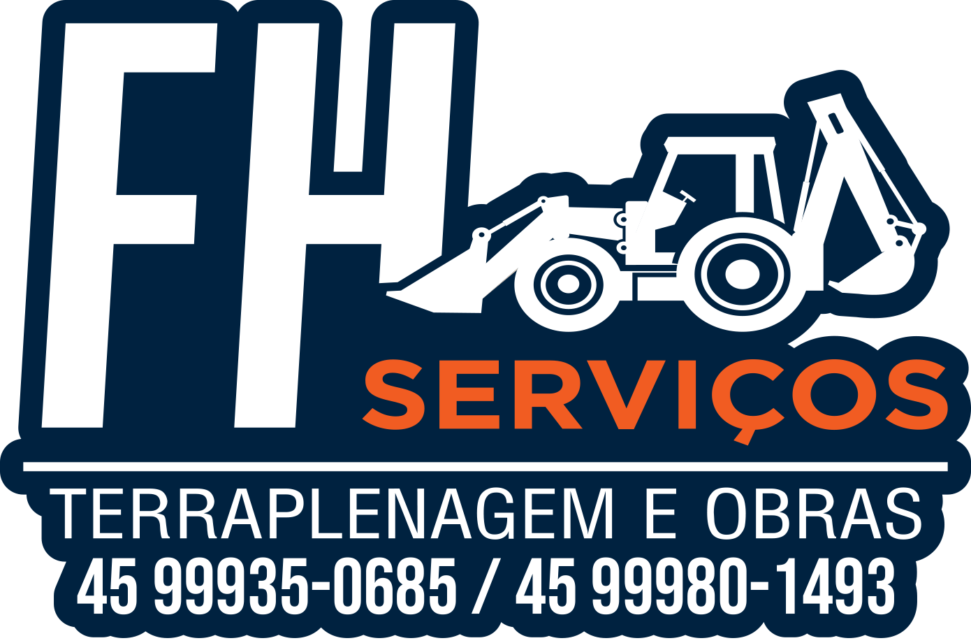 Logo FH Serviços Terraplenagem e Obras